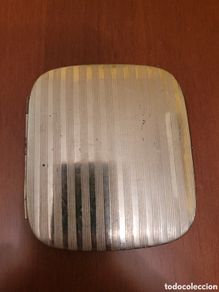 Cajas y cajitas metálicas: Pitillera caja antigua